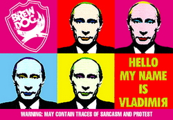 Шотландские пивовары сварили пиво Hello My Name is Vladimir, посвященное Владимиру Путину